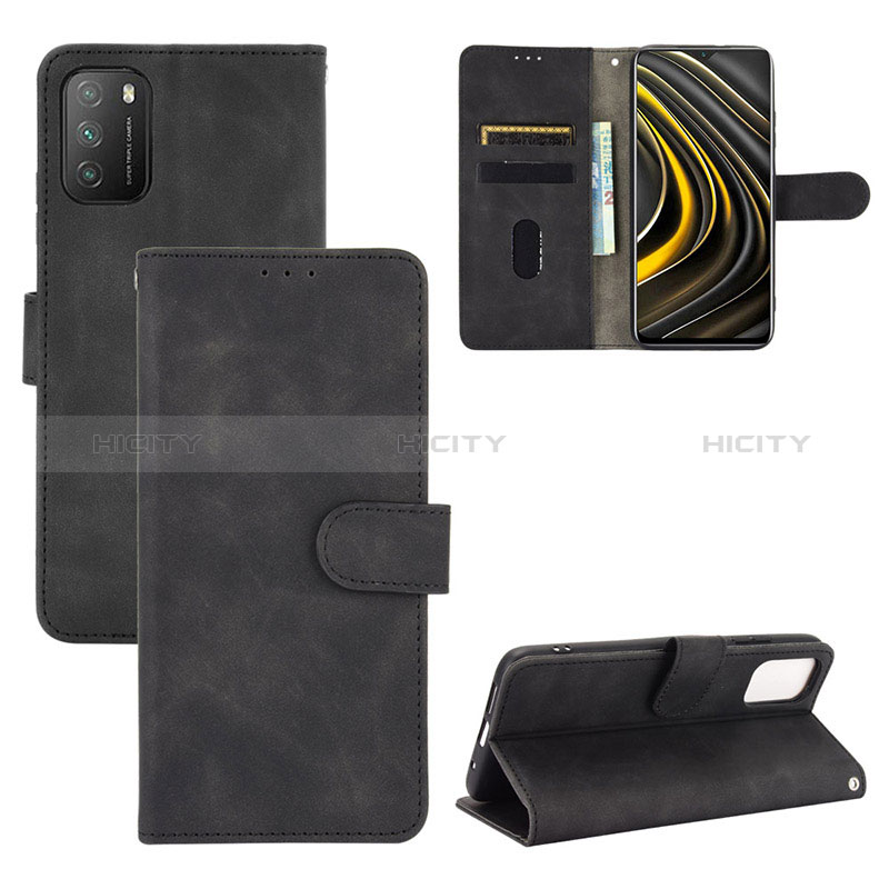 Custodia Portafoglio In Pelle Cover con Supporto L03Z per Xiaomi Poco M3