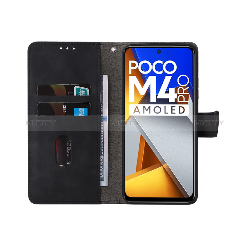 Custodia Portafoglio In Pelle Cover con Supporto L03Z per Xiaomi Poco M4 Pro 4G