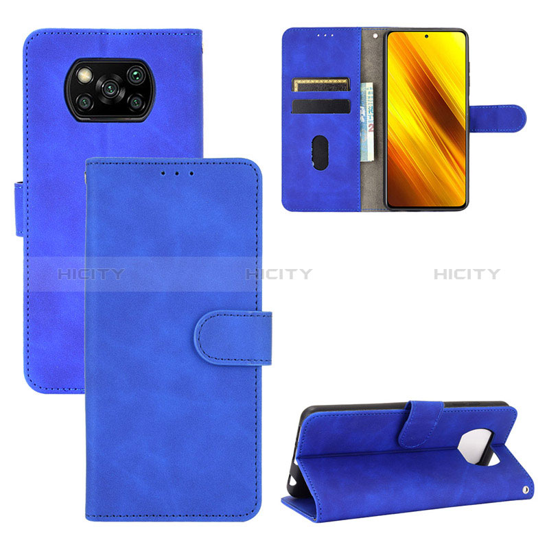 Custodia Portafoglio In Pelle Cover con Supporto L03Z per Xiaomi Poco X3 NFC