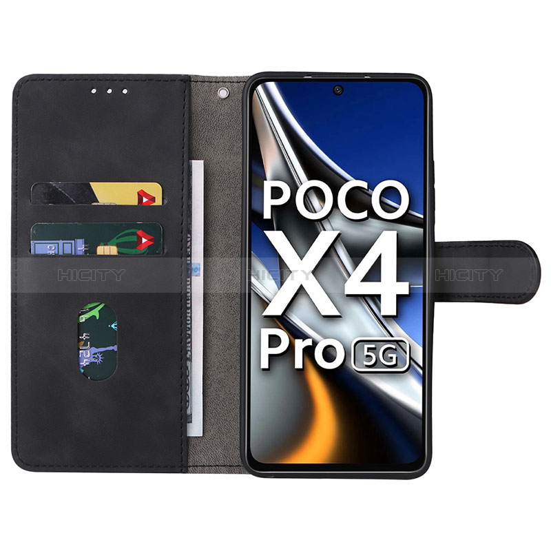 Custodia Portafoglio In Pelle Cover con Supporto L03Z per Xiaomi Poco X4 Pro 5G