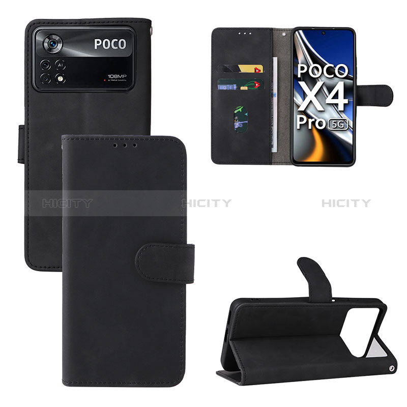 Custodia Portafoglio In Pelle Cover con Supporto L03Z per Xiaomi Poco X4 Pro 5G