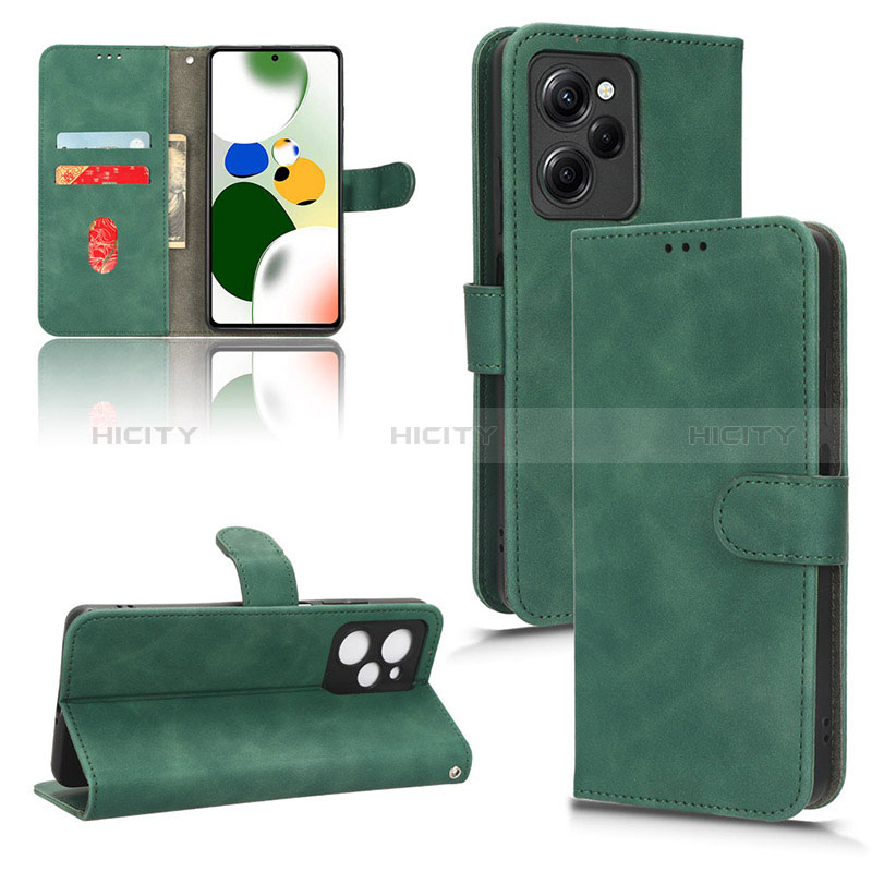 Custodia Portafoglio In Pelle Cover con Supporto L03Z per Xiaomi Poco X5 Pro 5G