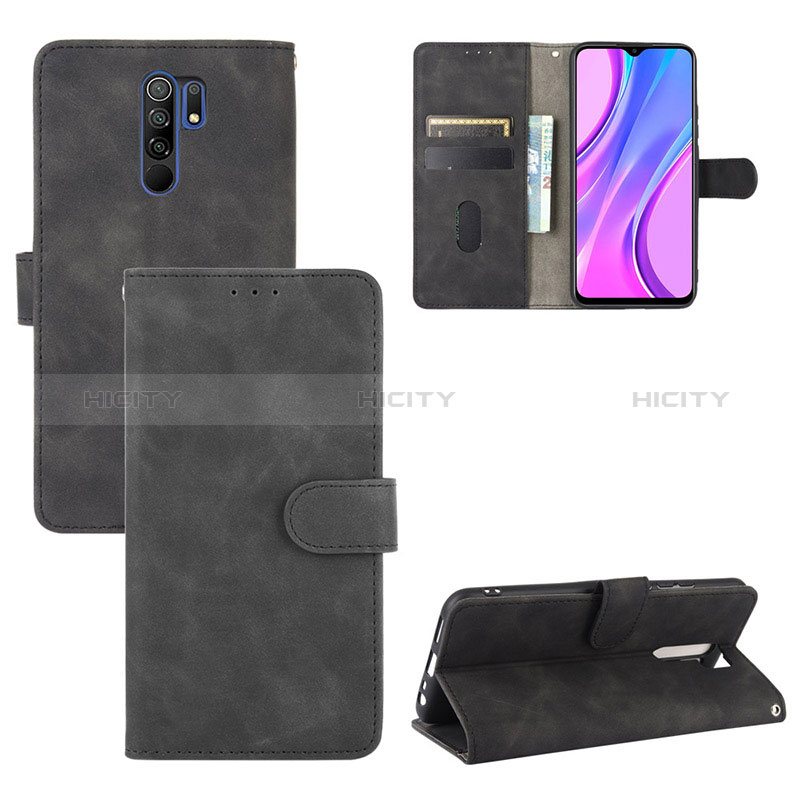 Custodia Portafoglio In Pelle Cover con Supporto L03Z per Xiaomi Redmi 9 Prime India