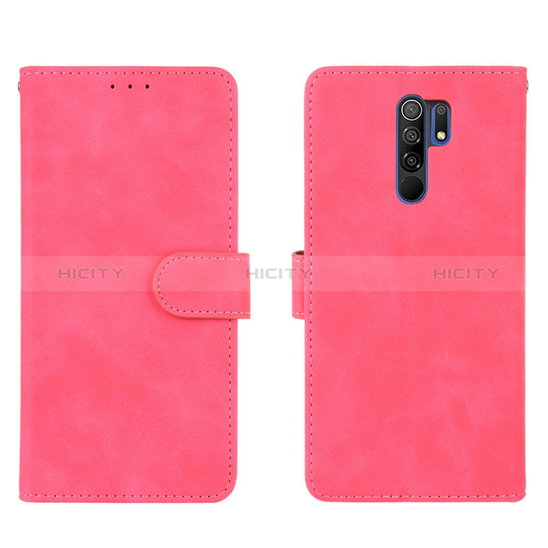 Custodia Portafoglio In Pelle Cover con Supporto L03Z per Xiaomi Redmi 9 Prime India