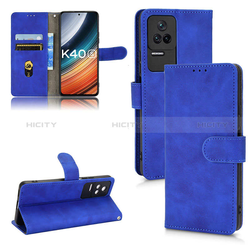 Custodia Portafoglio In Pelle Cover con Supporto L03Z per Xiaomi Redmi K40S 5G