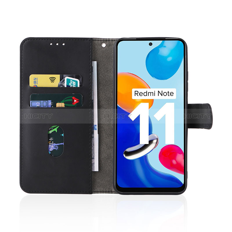 Custodia Portafoglio In Pelle Cover con Supporto L03Z per Xiaomi Redmi Note 11 4G (2022)