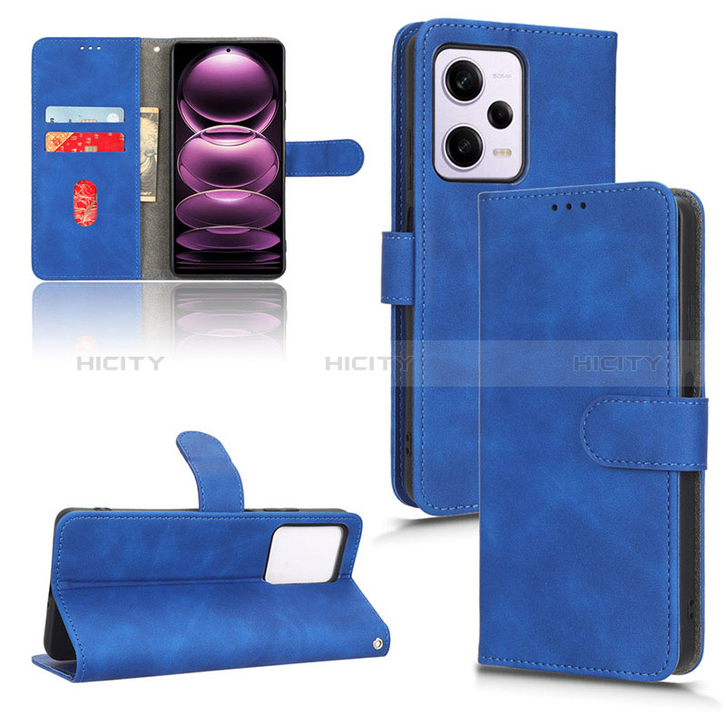 Custodia Portafoglio In Pelle Cover con Supporto L03Z per Xiaomi Redmi Note 12 Pro 5G