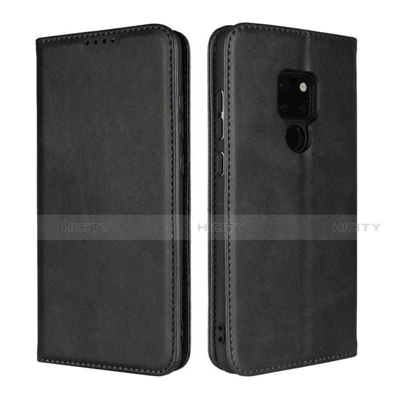 Custodia Portafoglio In Pelle Cover con Supporto L04 per Huawei Mate 20 Nero