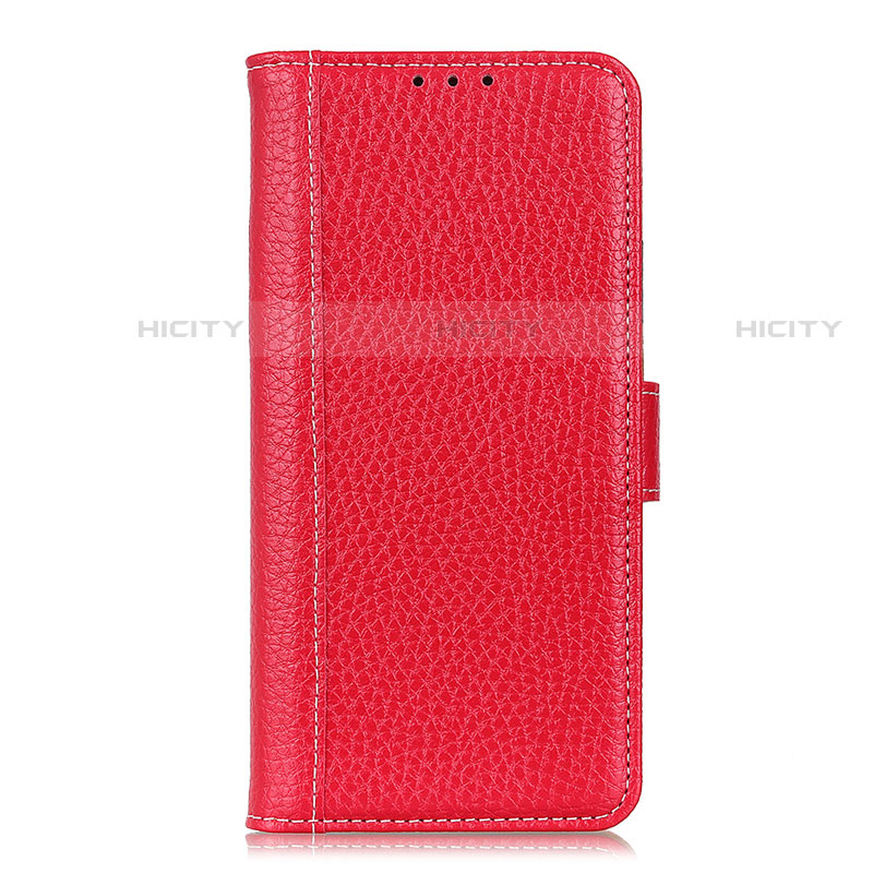 Custodia Portafoglio In Pelle Cover con Supporto L04 per Huawei Y7p Rosso