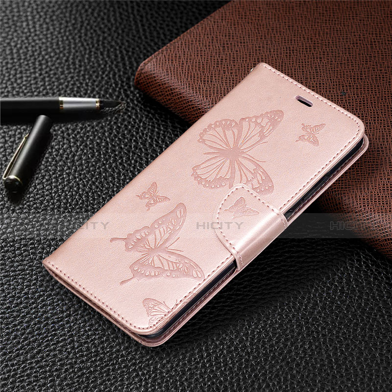 Custodia Portafoglio In Pelle Cover con Supporto L04 per Nokia 5.3 Oro Rosa