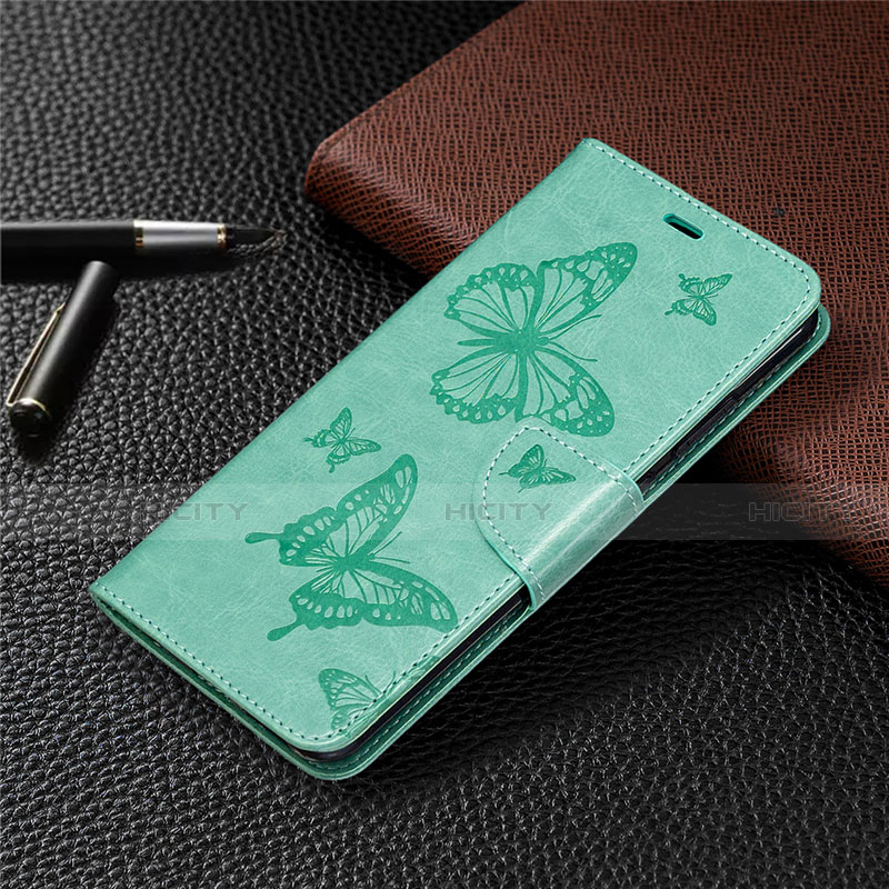 Custodia Portafoglio In Pelle Cover con Supporto L04 per Nokia 5.3 Verde