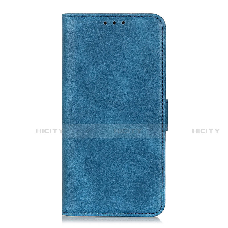 Custodia Portafoglio In Pelle Cover con Supporto L04 per Oppo A32 Blu