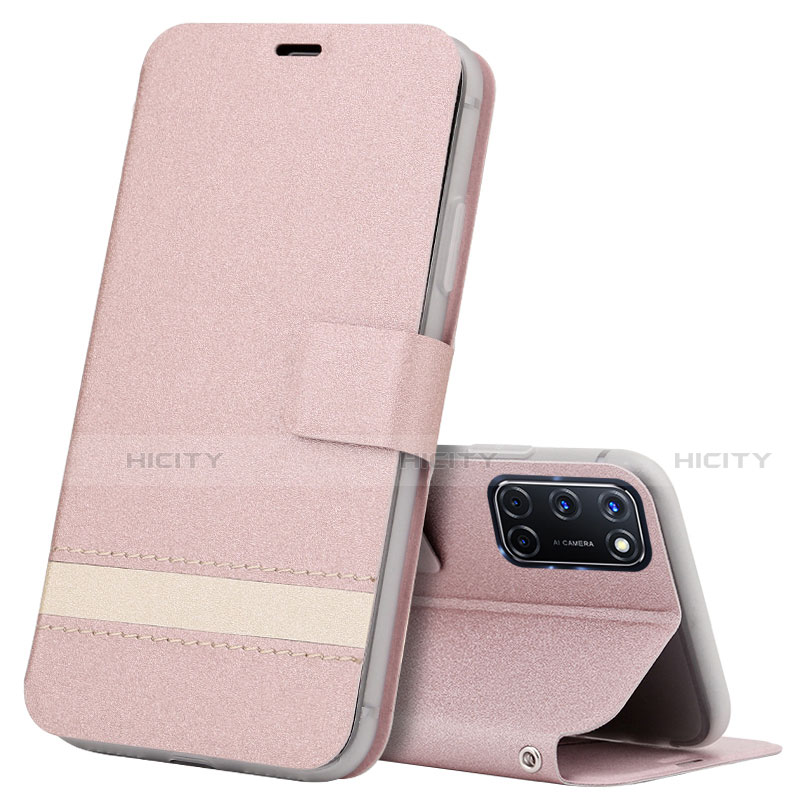 Custodia Portafoglio In Pelle Cover con Supporto L04 per Oppo A72