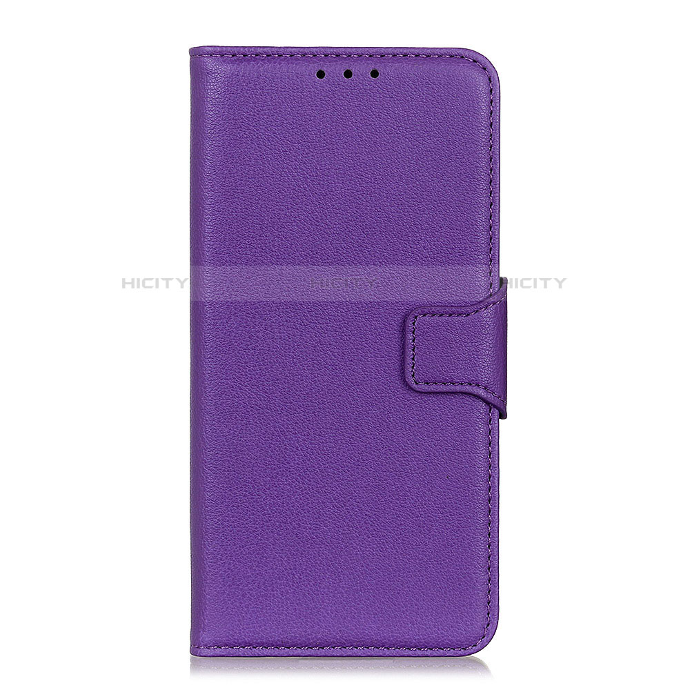 Custodia Portafoglio In Pelle Cover con Supporto L04 per Oppo Find X2 Pro Viola