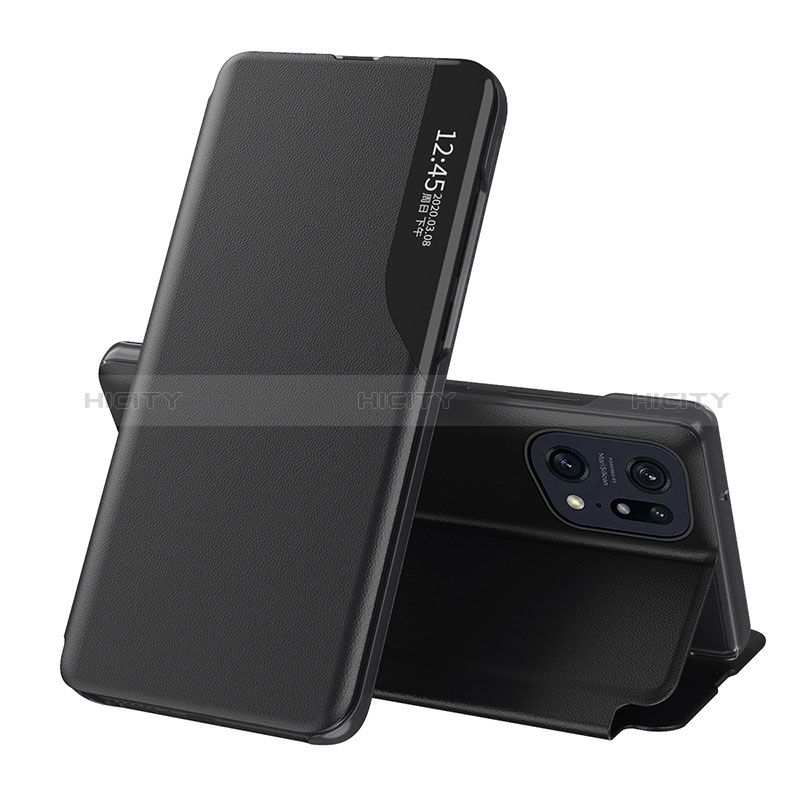 Custodia Portafoglio In Pelle Cover con Supporto L04 per Oppo Find X5 5G