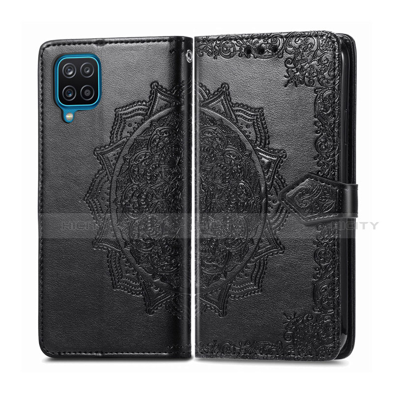 Custodia Portafoglio In Pelle Cover con Supporto L04 per Samsung Galaxy A12