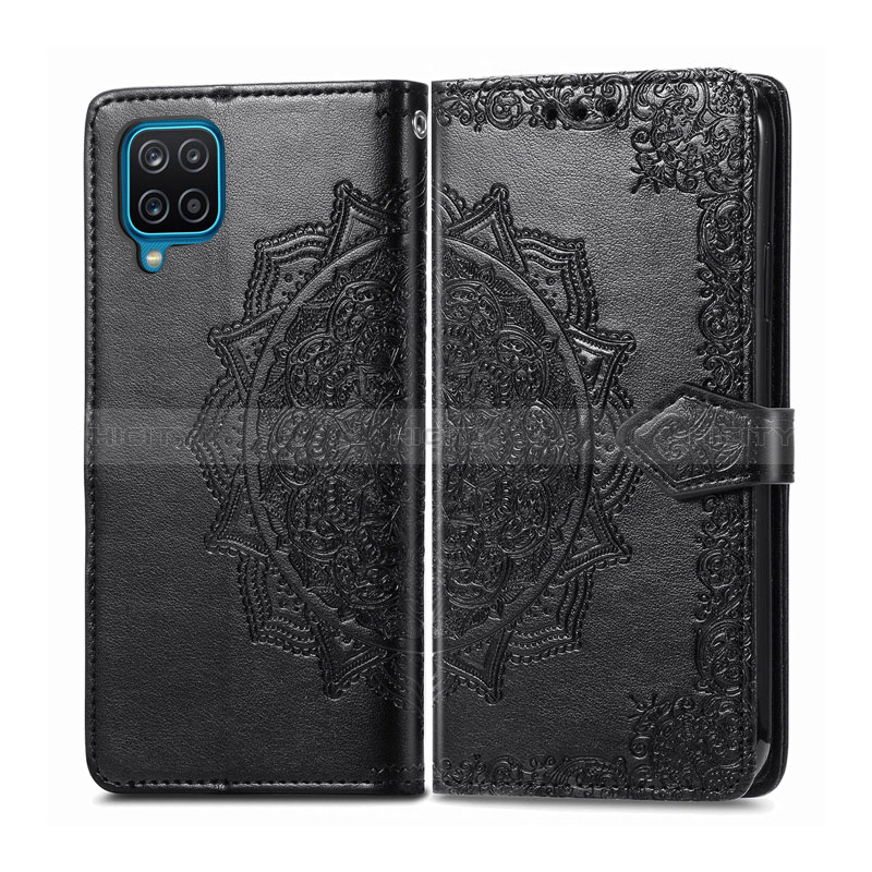 Custodia Portafoglio In Pelle Cover con Supporto L04 per Samsung Galaxy A12 Nacho