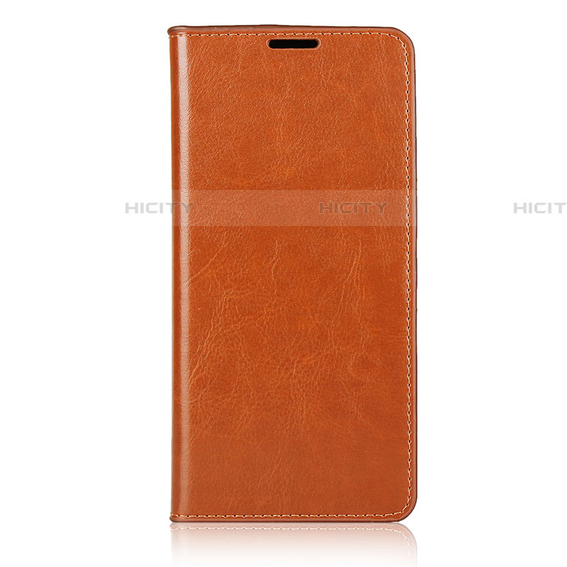 Custodia Portafoglio In Pelle Cover con Supporto L04 per Samsung Galaxy A71 5G Arancione