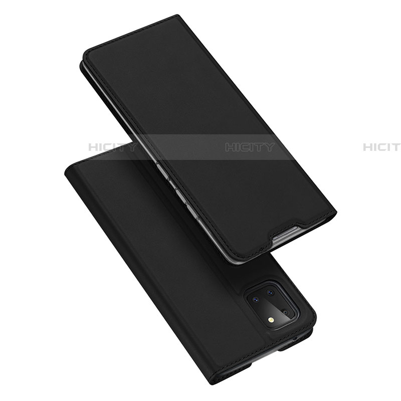 Custodia Portafoglio In Pelle Cover con Supporto L04 per Samsung Galaxy M60s Nero