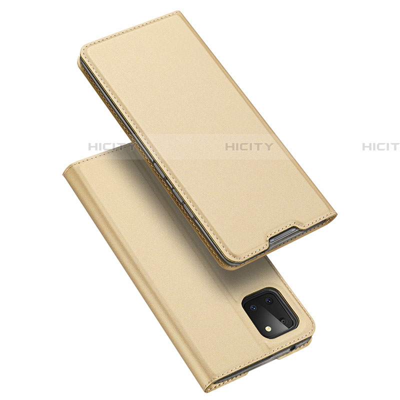 Custodia Portafoglio In Pelle Cover con Supporto L04 per Samsung Galaxy Note 10 Lite Oro