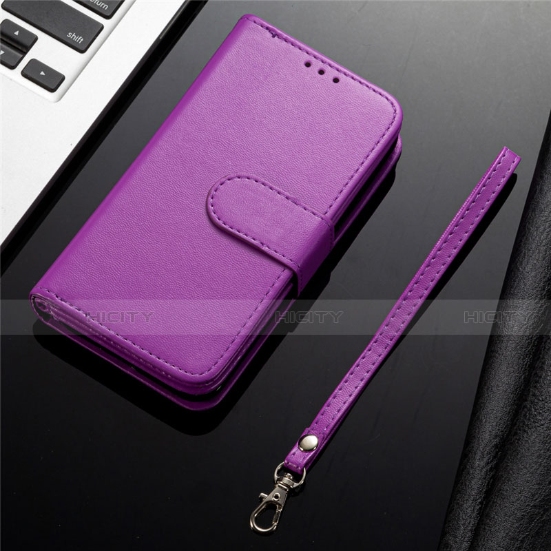 Custodia Portafoglio In Pelle Cover con Supporto L04 per Samsung Galaxy S20 Plus 5G Viola