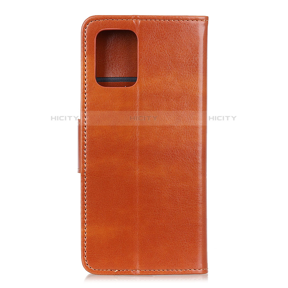 Custodia Portafoglio In Pelle Cover con Supporto L04 per Xiaomi Mi 10 Lite Arancione
