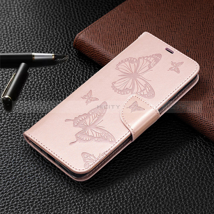 Custodia Portafoglio In Pelle Cover con Supporto L04 per Xiaomi Redmi 10A 4G Oro Rosa