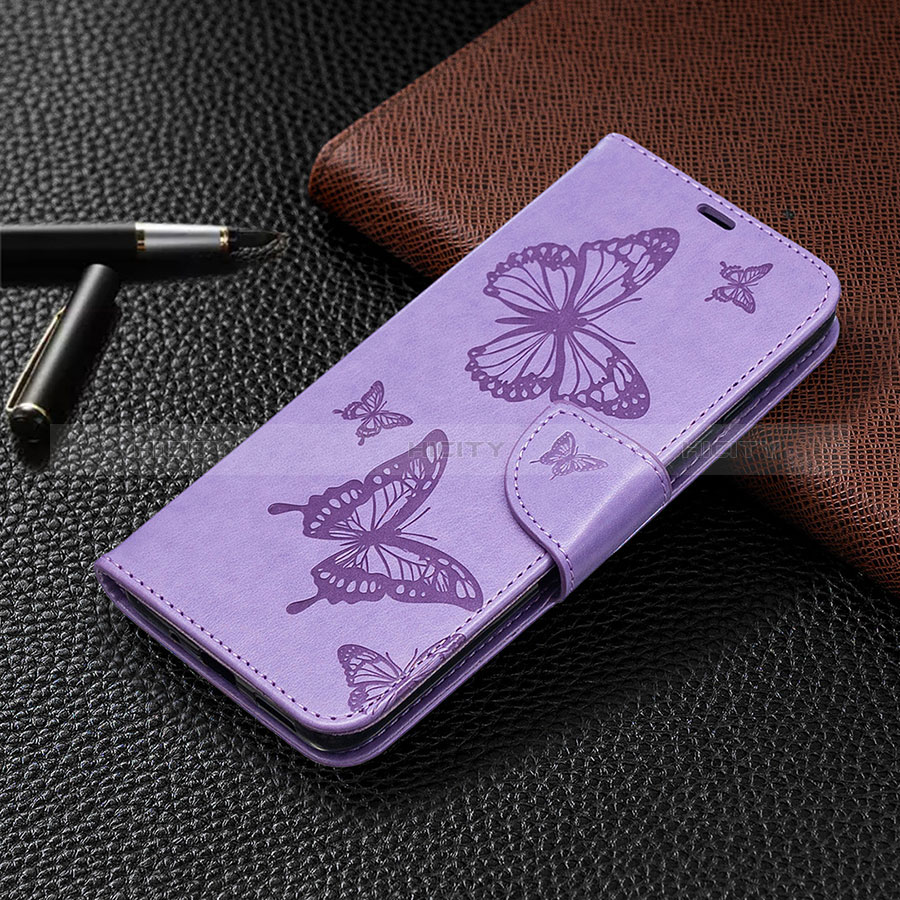 Custodia Portafoglio In Pelle Cover con Supporto L04 per Xiaomi Redmi 10A 4G Viola