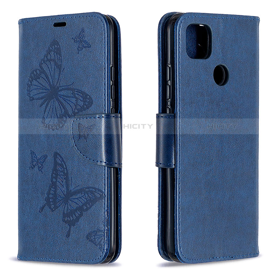 Custodia Portafoglio In Pelle Cover con Supporto L04 per Xiaomi Redmi 9 India