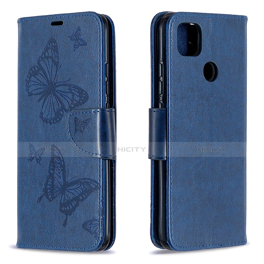 Custodia Portafoglio In Pelle Cover con Supporto L04 per Xiaomi Redmi 9C NFC