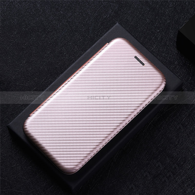 Custodia Portafoglio In Pelle Cover con Supporto L04Z per Asus Zenfone 7 Pro ZS671KS Oro Rosa