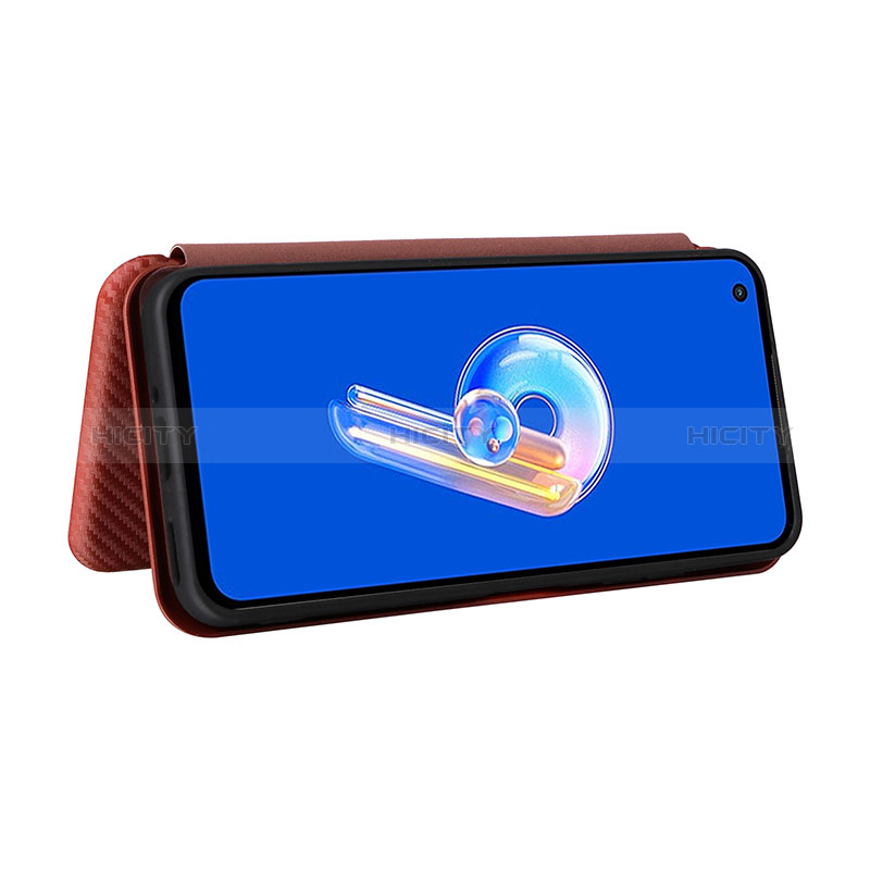 Custodia Portafoglio In Pelle Cover con Supporto L04Z per Asus Zenfone 9