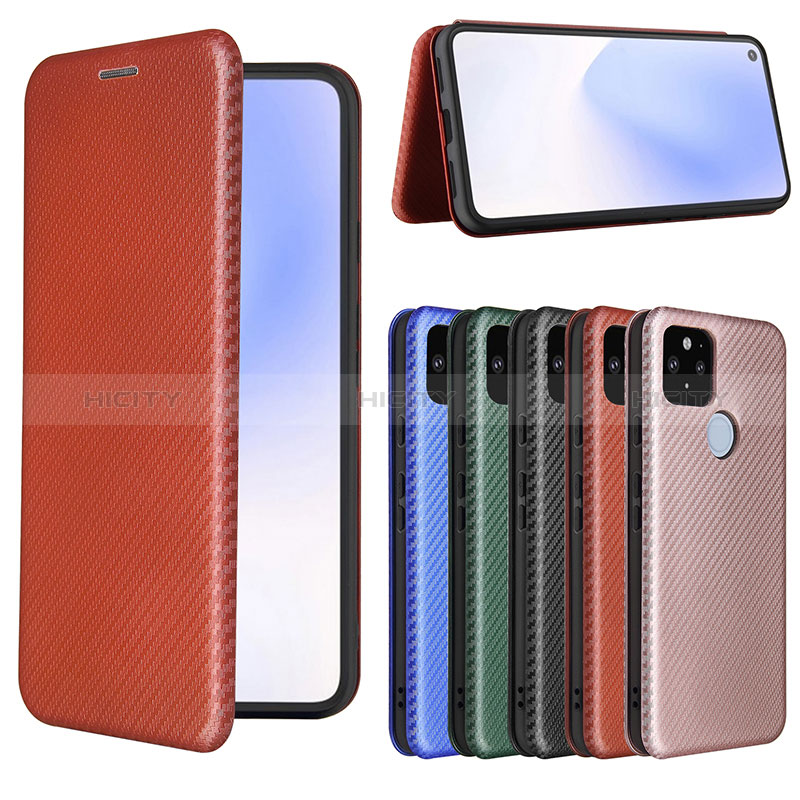 Custodia Portafoglio In Pelle Cover con Supporto L04Z per Google Pixel 5a 5G