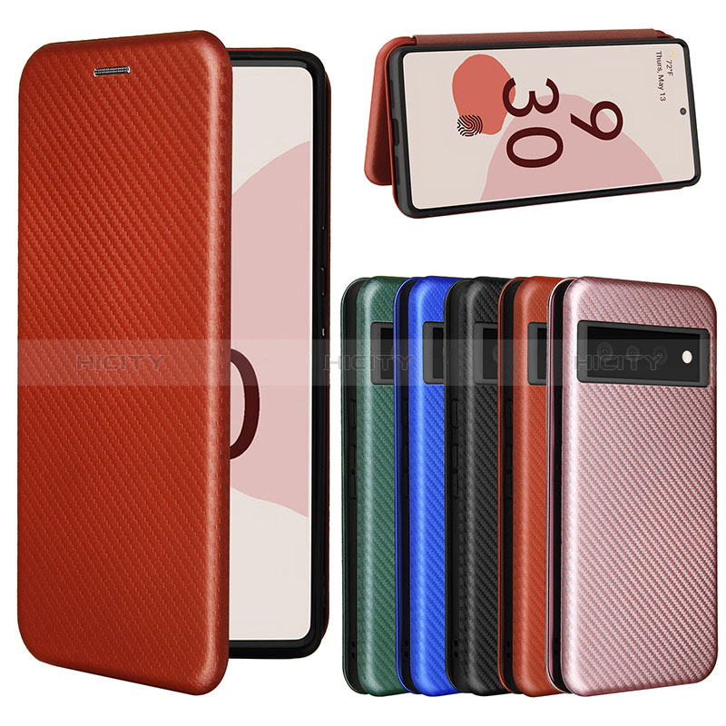 Custodia Portafoglio In Pelle Cover con Supporto L04Z per Google Pixel 6 Pro 5G