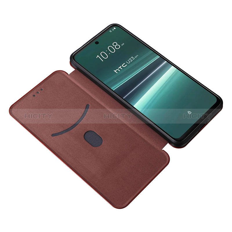 Custodia Portafoglio In Pelle Cover con Supporto L04Z per HTC U23 Pro 5G