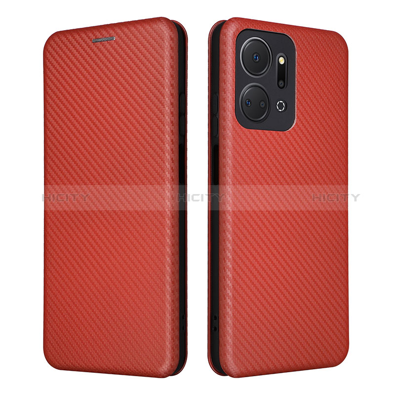 Custodia Portafoglio In Pelle Cover con Supporto L04Z per Huawei Honor X7a