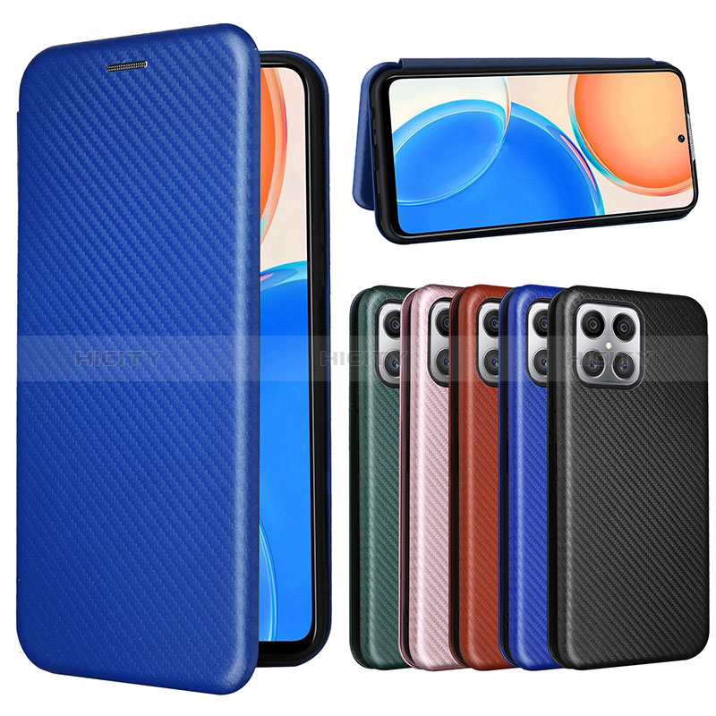 Custodia Portafoglio In Pelle Cover con Supporto L04Z per Huawei Honor X8 4G