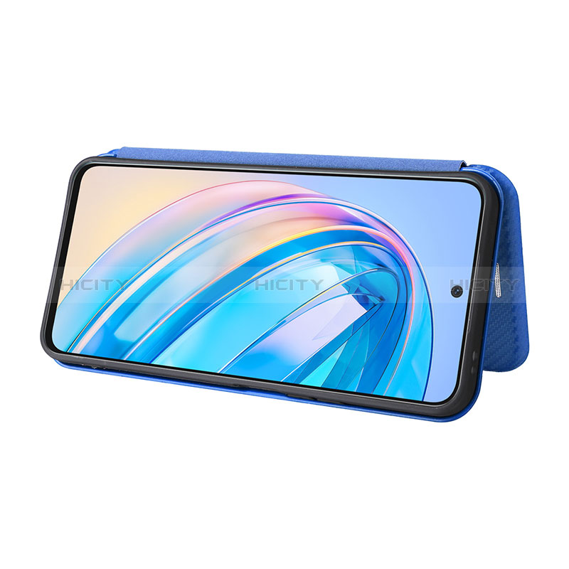 Custodia Portafoglio In Pelle Cover con Supporto L04Z per Huawei Honor X8a 4G