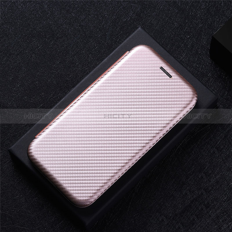 Custodia Portafoglio In Pelle Cover con Supporto L04Z per Huawei Honor X8b Oro Rosa