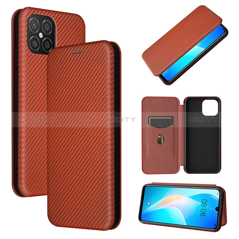 Custodia Portafoglio In Pelle Cover con Supporto L04Z per Huawei Nova 8 SE 4G