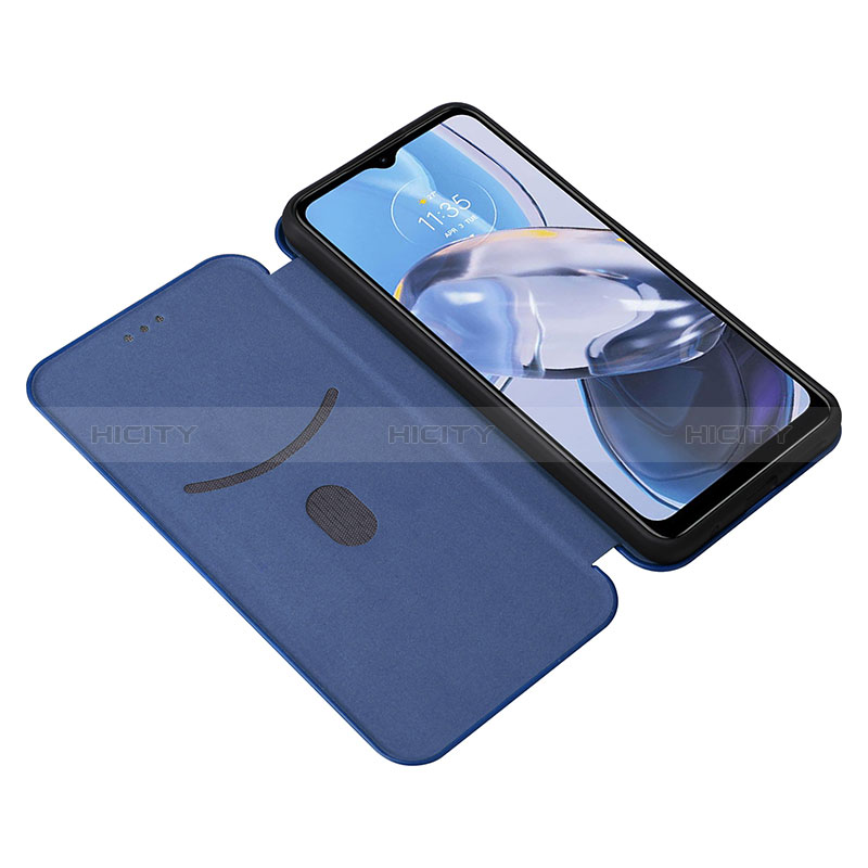 Custodia Portafoglio In Pelle Cover con Supporto L04Z per Motorola Moto E22