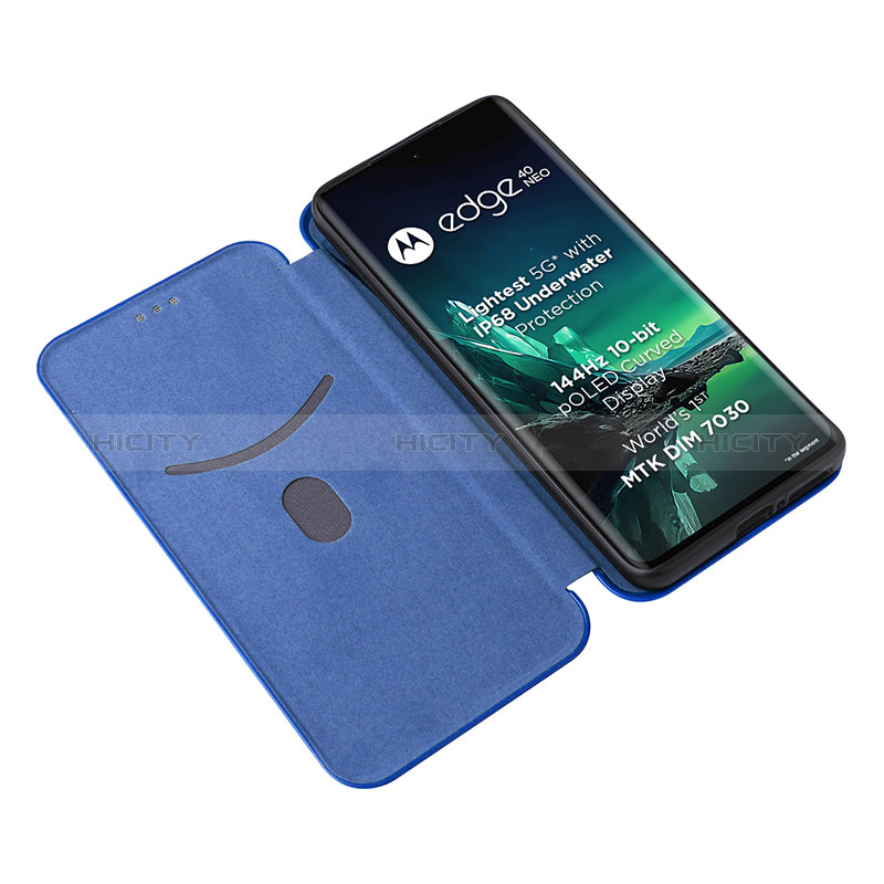 Custodia Portafoglio In Pelle Cover con Supporto L04Z per Motorola Moto Edge 40 Neo 5G