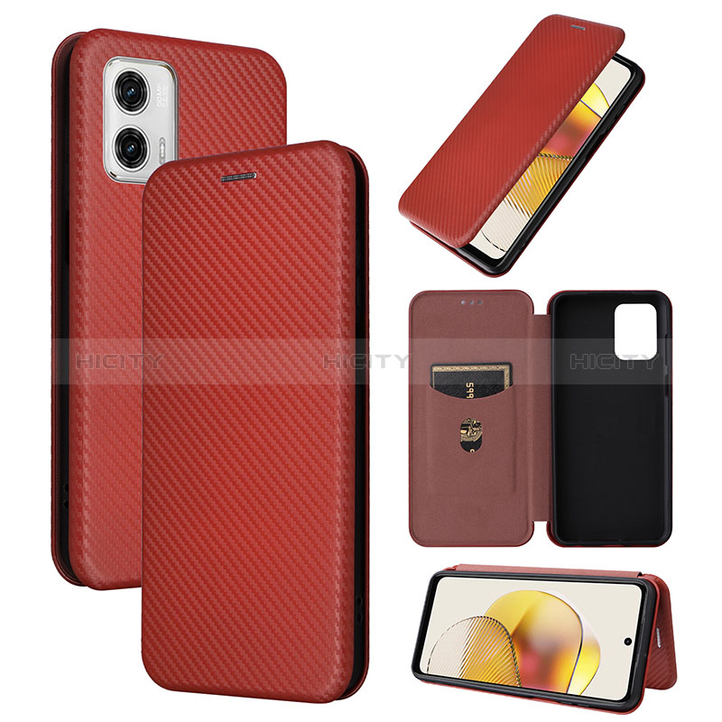 Custodia Portafoglio In Pelle Cover con Supporto L04Z per Motorola Moto G53 5G