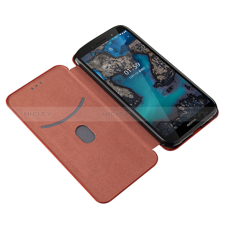 Custodia Portafoglio In Pelle Cover con Supporto L04Z per Nokia C01 Plus