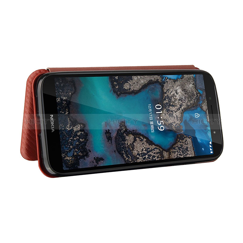 Custodia Portafoglio In Pelle Cover con Supporto L04Z per Nokia C01 Plus