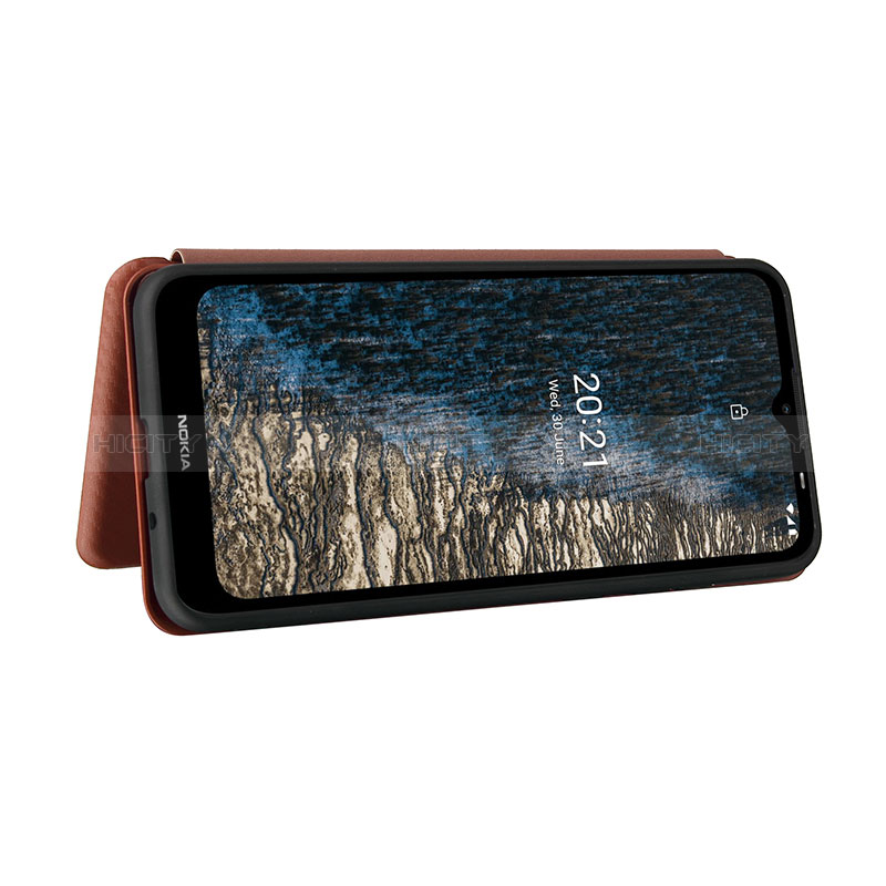 Custodia Portafoglio In Pelle Cover con Supporto L04Z per Nokia C10