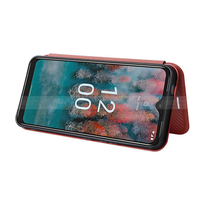 Custodia Portafoglio In Pelle Cover con Supporto L04Z per Nokia C12