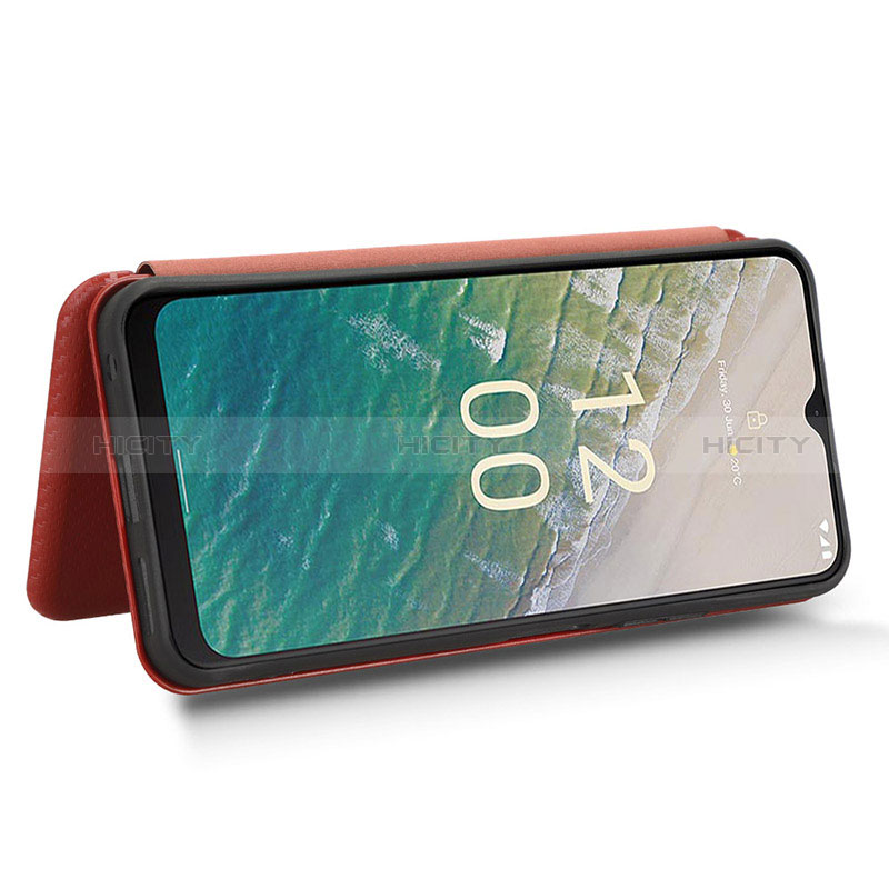 Custodia Portafoglio In Pelle Cover con Supporto L04Z per Nokia C210