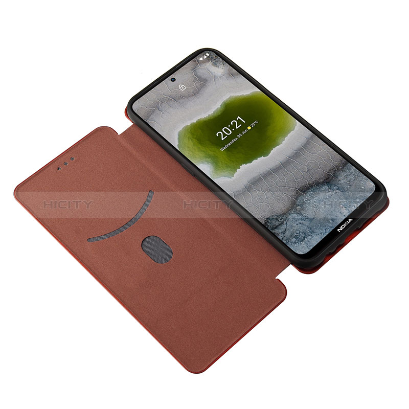 Custodia Portafoglio In Pelle Cover con Supporto L04Z per Nokia X10