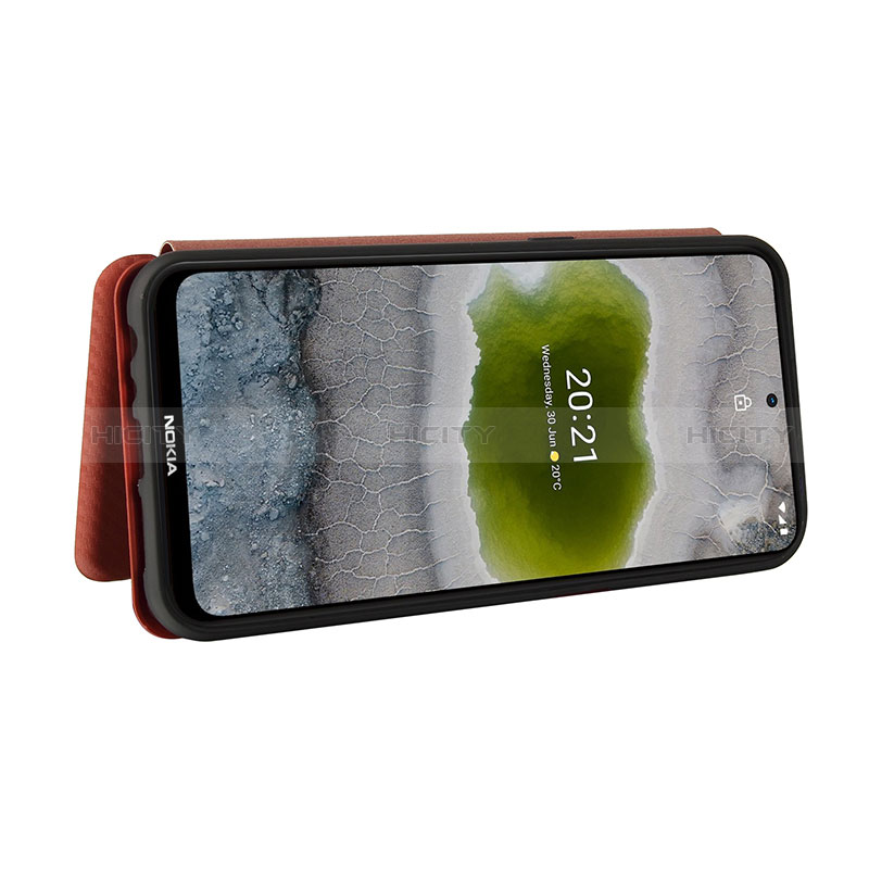 Custodia Portafoglio In Pelle Cover con Supporto L04Z per Nokia X10